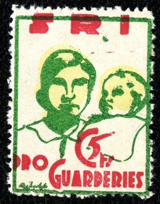 Spanish Civil War Stamp: International Red Aid