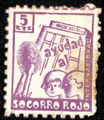 Spanish Civil War Stamp: International Red Aid